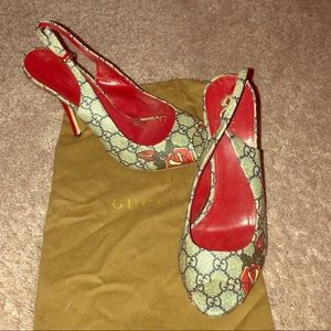 Authentic Gucci Women’s Slingback Heeling